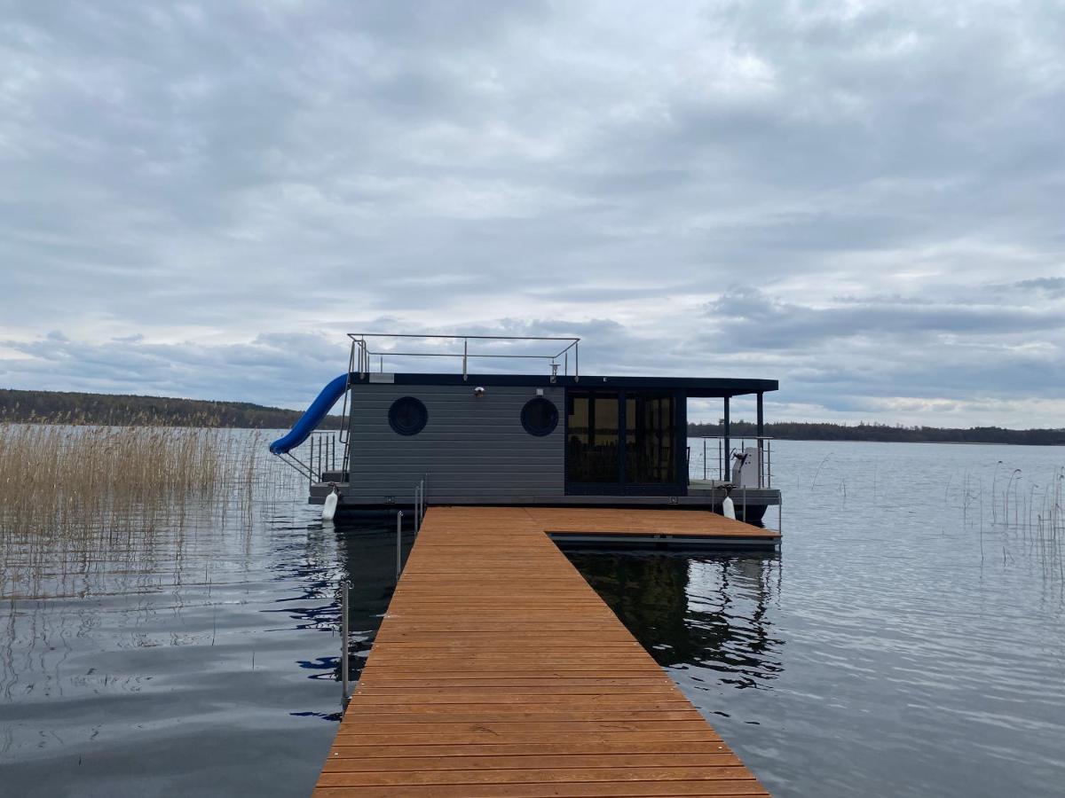 Apartamento Houseboat Park Wodny Cieszyno Złocieniec Exterior foto